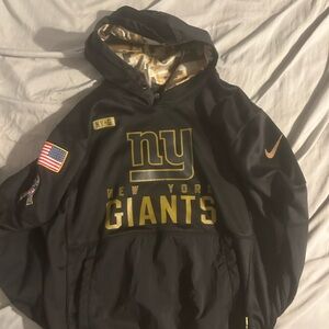 Nike Black and Gold Men's Sweater
